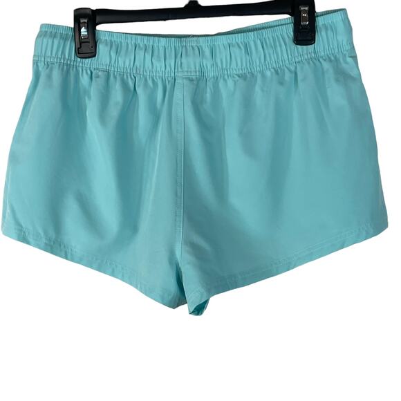 Kyodan Swim Large Board Shorts UPF Quick Dry Elastic Waist Drawstring Turquoise - Picture 3 of 5